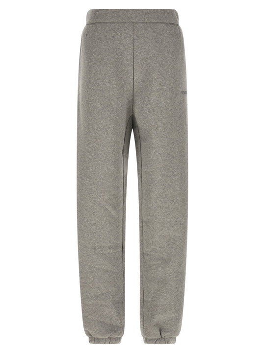 Logo Embroidery Joggers Pants Gray