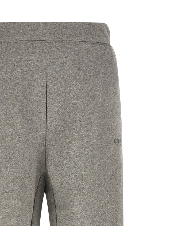 The Attico Logo Embroidery Joggers Pants - Gray | bc21b171076a90ef167d2fcbe0e50e02681a523a