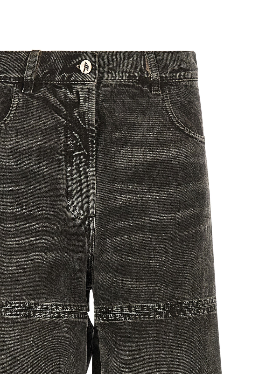 The Attico Cut-Out Jeans - Black | a48018731a34ad7eaa2926fb4106574400a89c90