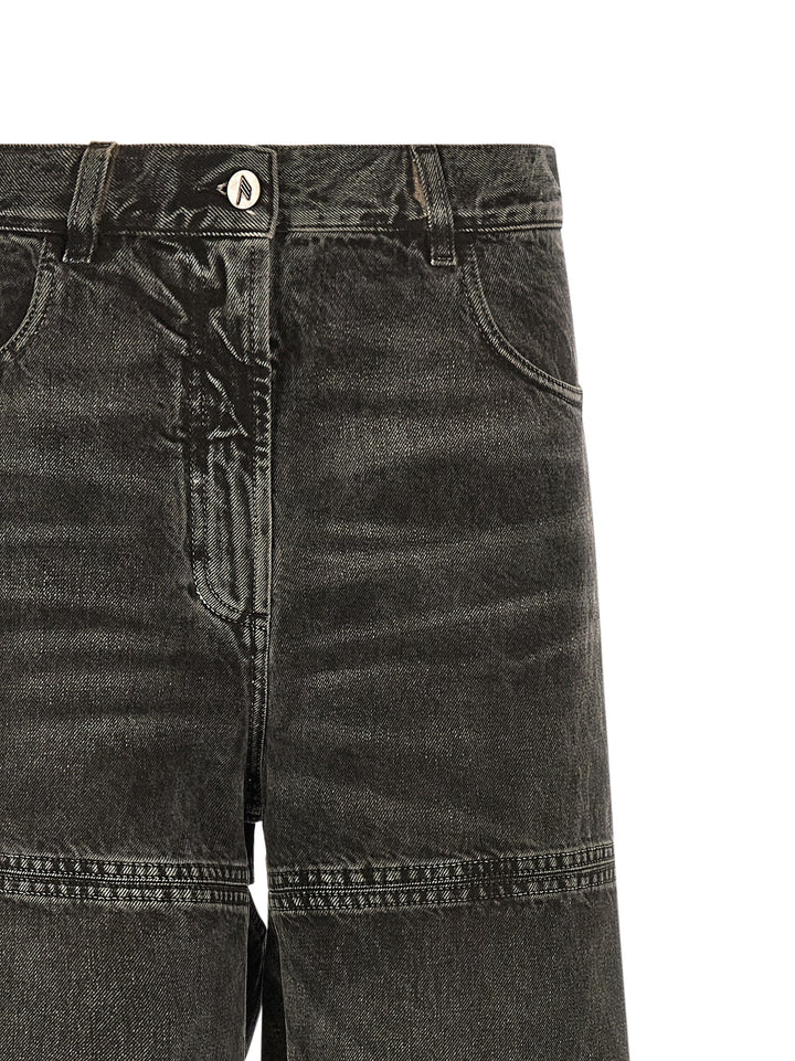 The Attico Cut-Out Jeans - Black | a48018731a34ad7eaa2926fb4106574400a89c90