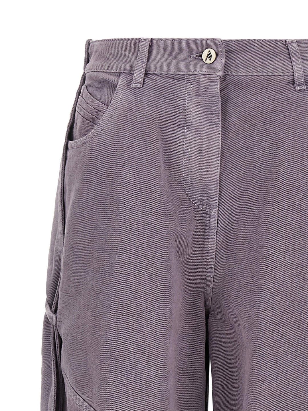 The Attico Garment-Dyed Jeans - Purple | 05765795803ea3063d33c5cad1cb8aabe96e30b5