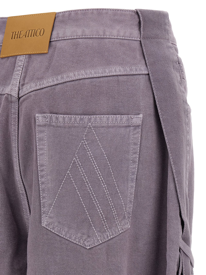 The Attico Garment-Dyed Jeans - Purple | d0f528c6167af2c00b861ab6427bb1ae3a3d119f