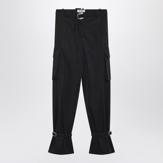 Black Nylon Trousers