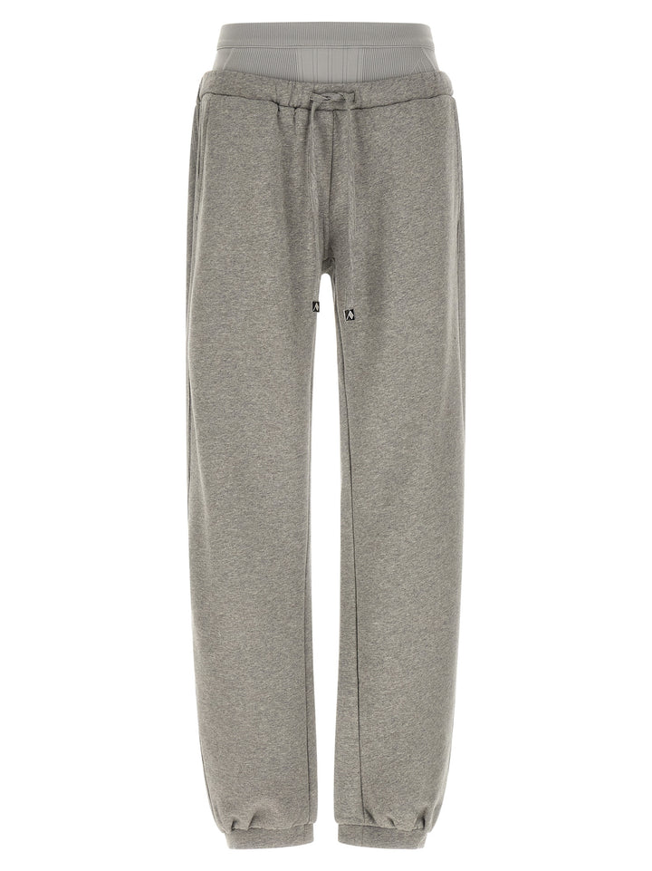 The Attico American Fleece Joggers Pants - Gray | 0ae3eb6f0b6eccc6d71eb559cb02a13cb045c3a2