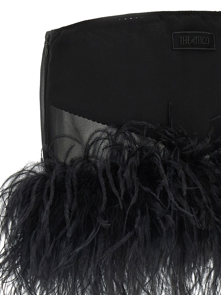 The Attico Feather Skirt Skirts - Black | 1ada2ec0c56bd79a45376b32ea7eeabd3e9c095c