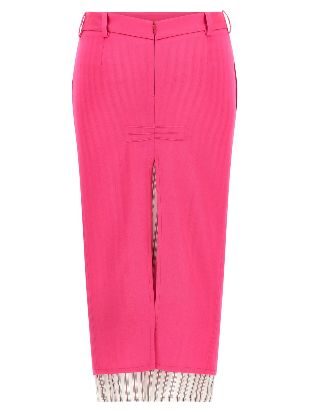 The Attico Double Layer Skirt Skirts - Fuchsia | a76b4754d90f29997adc75b562346cd44971a1fb