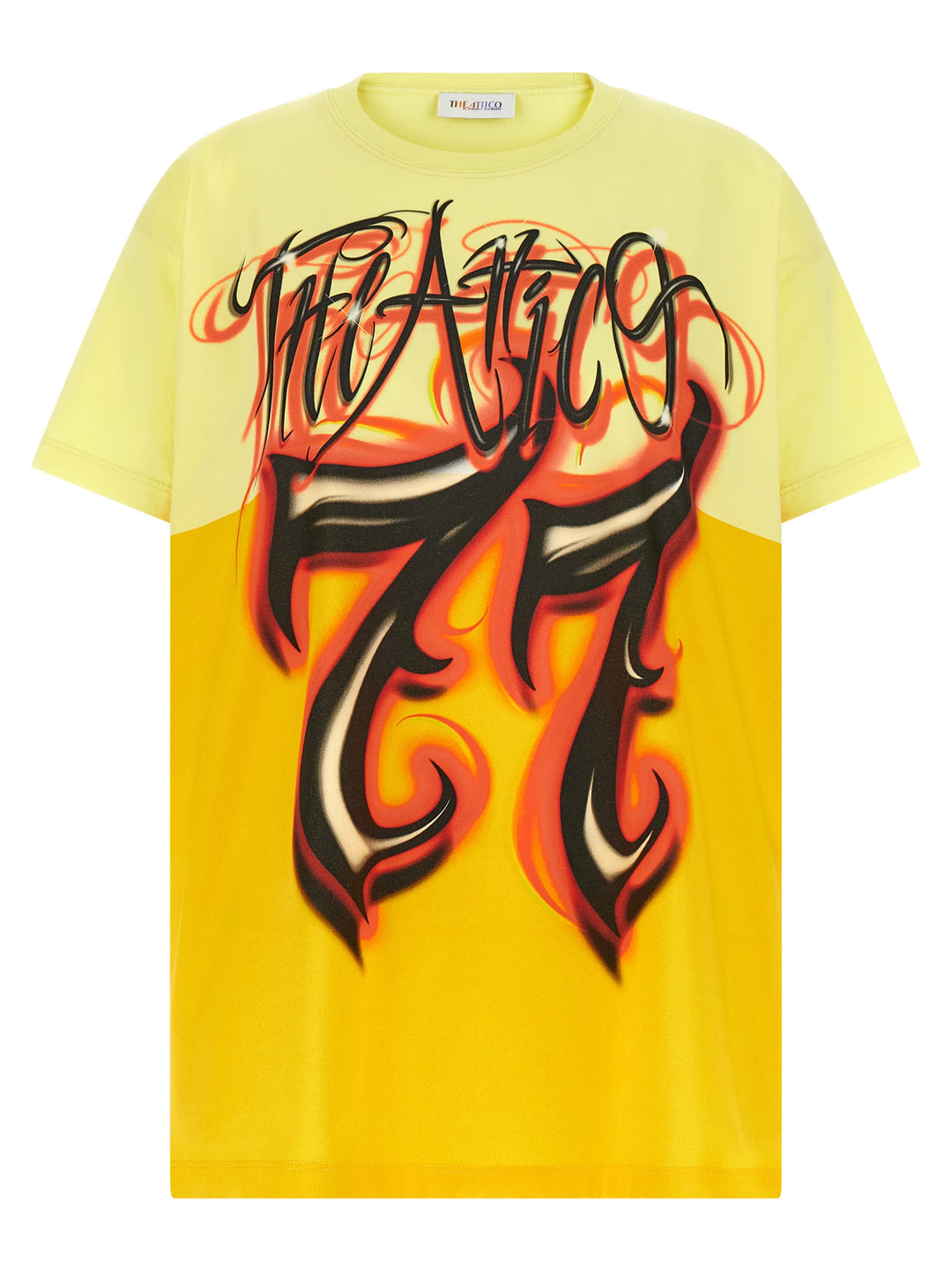 The Attico Il Primo Bagno T-shirt - Yellow | e7a0cc28b57fc3ebfccbec55306094b1cd0e8b62