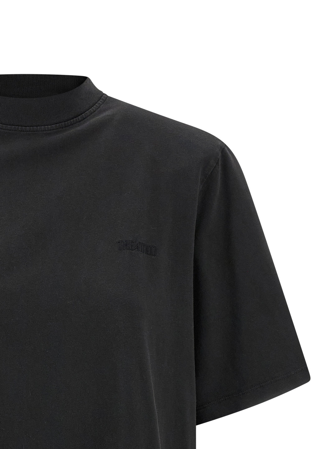 The Attico Padded Shoulder T-shirt - Black | 5d913b9693eefac86ae12b0e8c804abfaf85944b