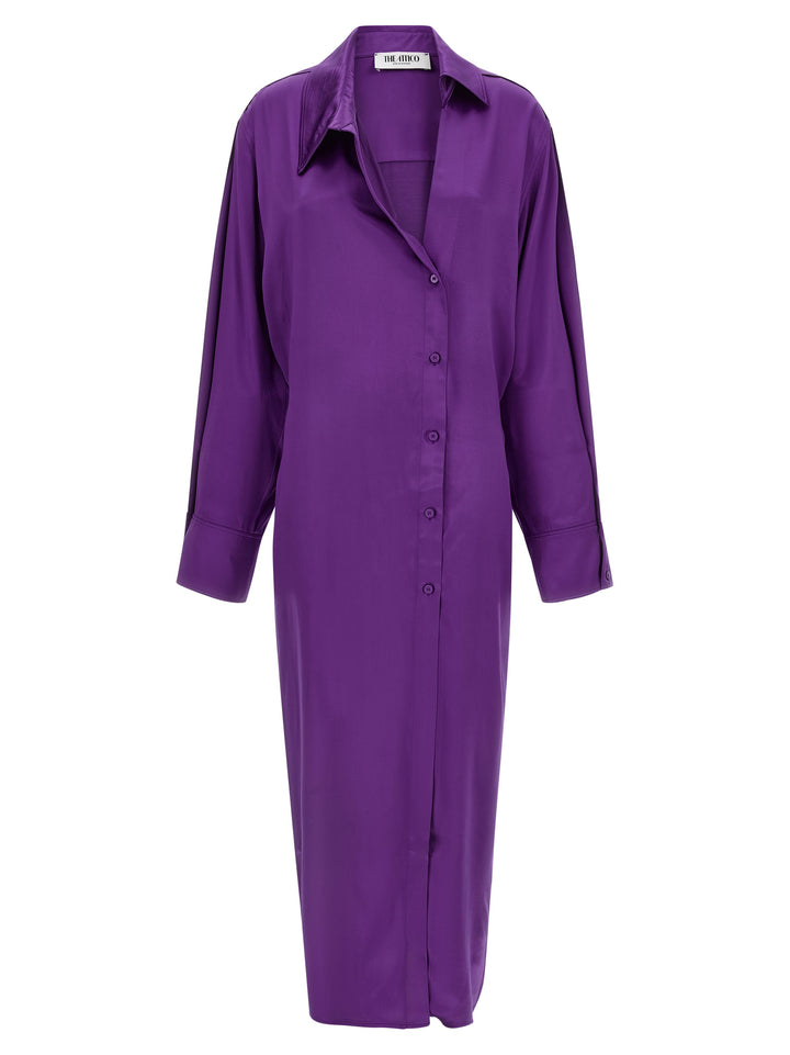The Attico Chemisier Dress Dresses - Purple | 1ad7c0bbbf46c413133f8f3ae959ca1064bcfd4b