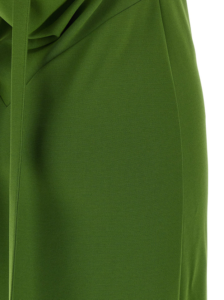 The Attico Strap Dress Dresses - Green | 4b3ea43b98b116bbc5dfe6d7b14ea11bfbc34d60