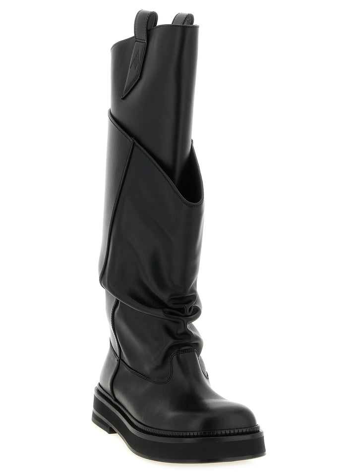 The Attico New Robin Passeggiata Boots and Ankle Boots - Black | 438373bb907cfece5d0d6df2149a7e7682a1959b