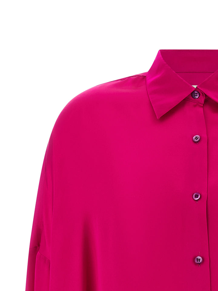 Dries Van Noten  Casia Shirt and Blouse - Fuchsia | 312196c6769445143b3c0e6b2891f17b488c6058