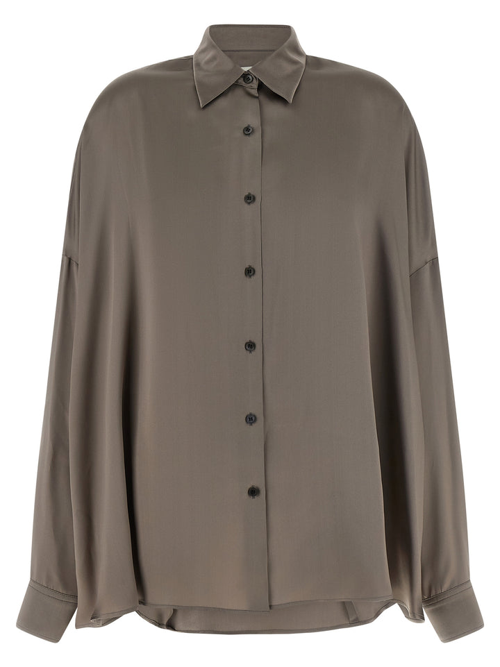 Dries Van Noten  Casia Shirt and Blouse - Gray | 3631d6bcd91715322b823788c1f78b53ecad1c05