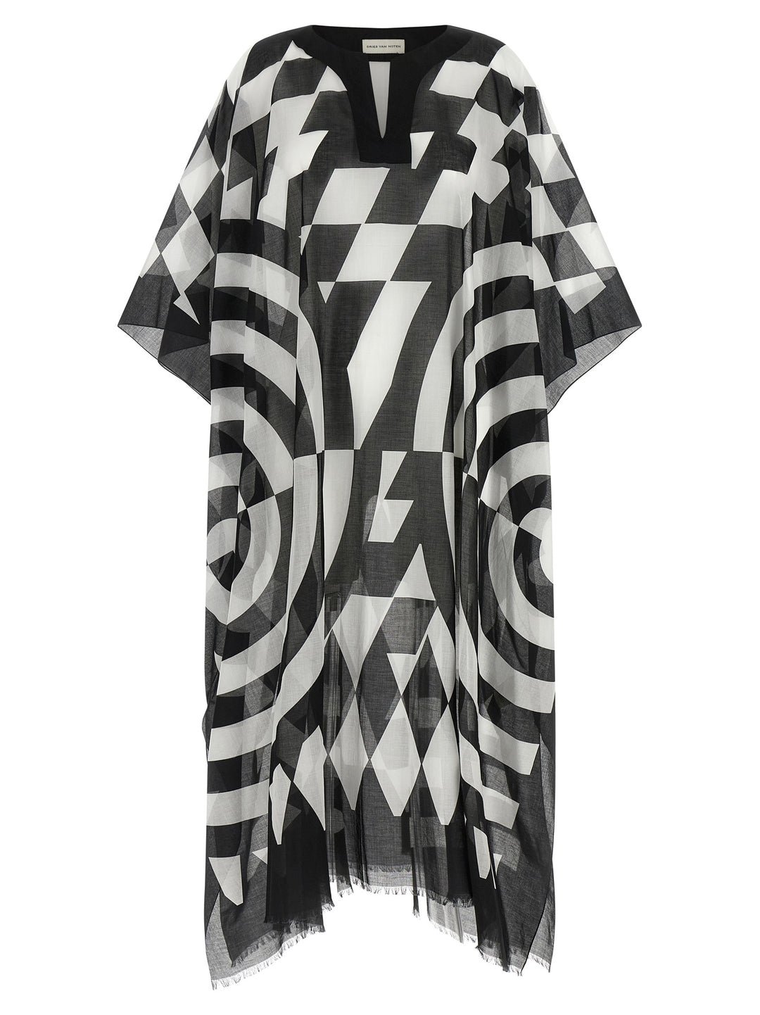 Dries Van Noten  Caftan With Print Dresses - Multicolor | 9674eb8f4b18dcd893fec55fcb0331863b8b0421