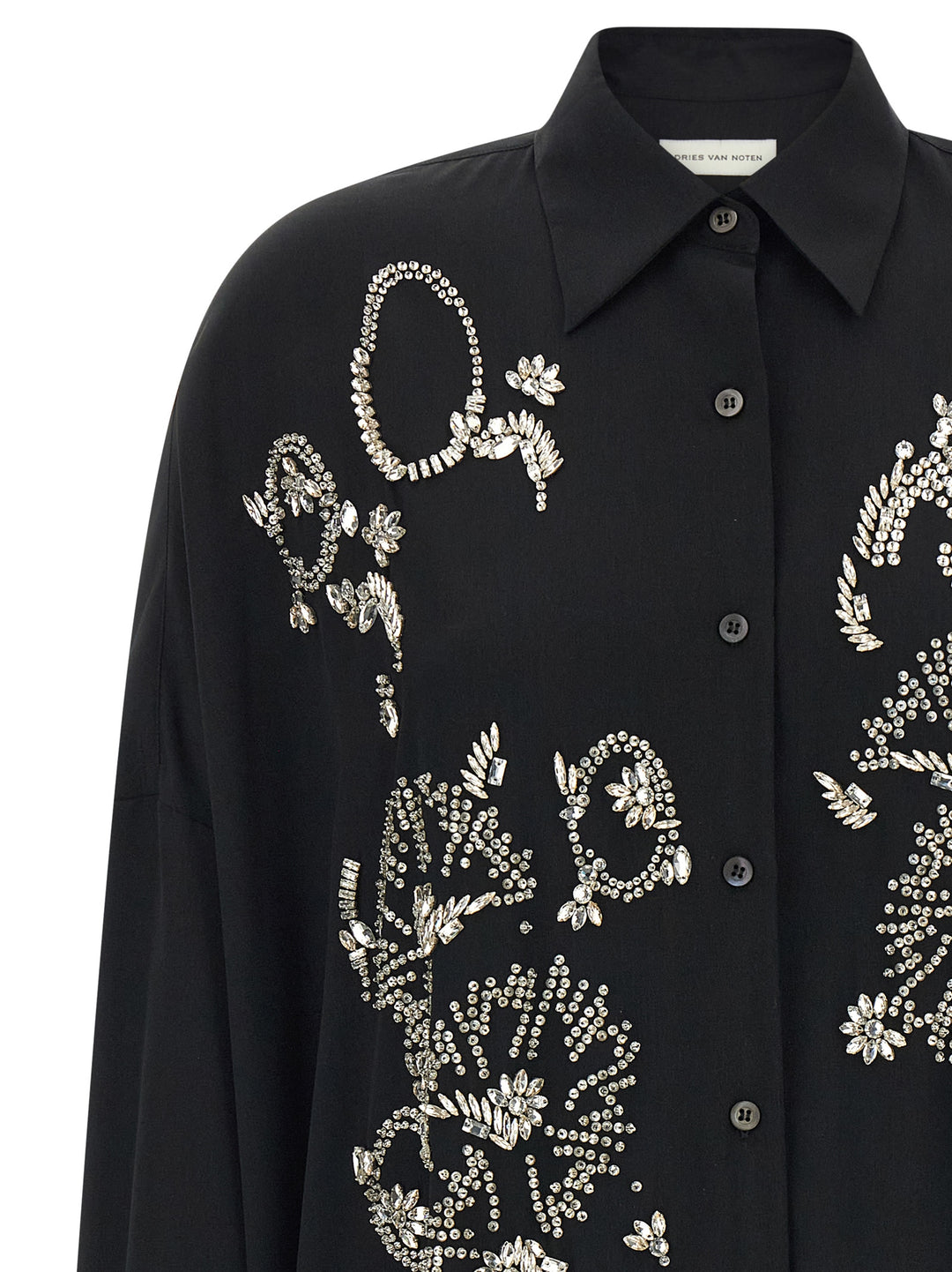 Dries Van Noten  Casia Shirt and Blouse - Black | cb77d9a4b73ea4a9bf6d2f2f0e29210e137e5d30