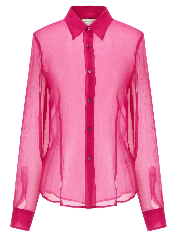 Dries Van Noten  Cloudy Shirt and Blouse - Fuchsia | 679a488d360d31c6125bfdd930173d44e6c6ce2a