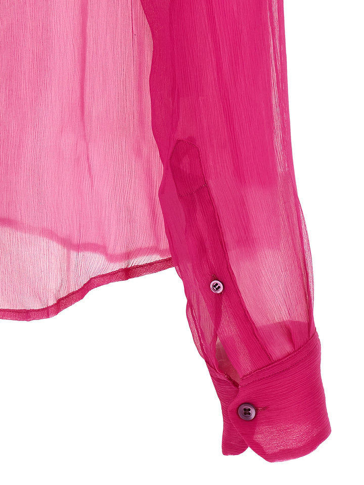 Dries Van Noten  Cloudy Shirt and Blouse - Fuchsia | 7f732ddf1223dcb4e68853e515405bd24fb2f191