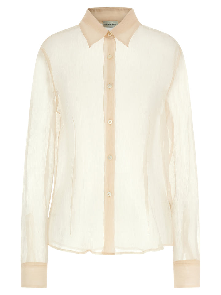 Dries Van Noten  Cloudy Shirt and Blouse - Beige | 317aea9e5c97865f3fc002fa108e2eca9bea9315