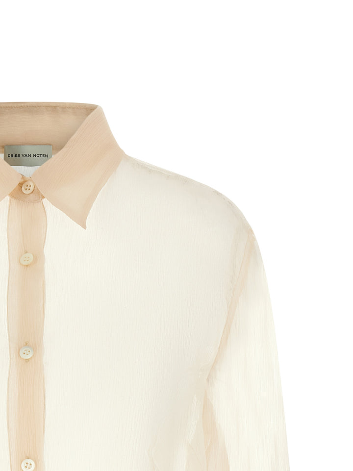 Dries Van Noten  Cloudy Shirt and Blouse - Beige | 9e5a2abc39820f1c481795b55828c02bec87db6f