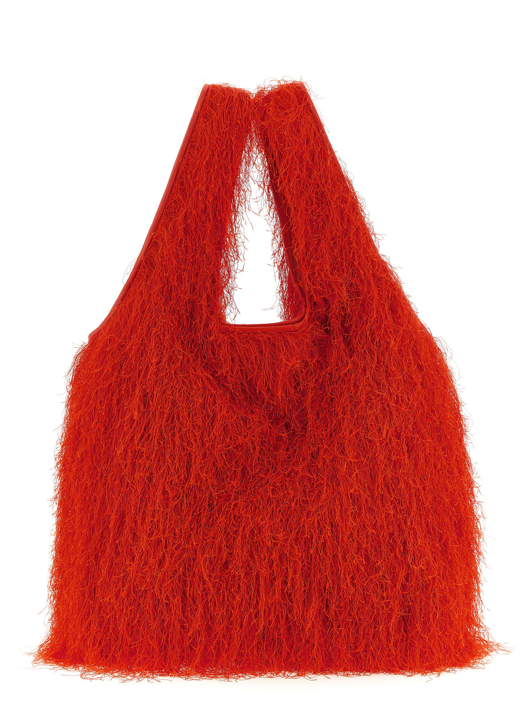 Dries Van Noten  Fringed Tote Bag - Red | d2bd1d3f6042daa09c47fd25b23886dff8a9d966