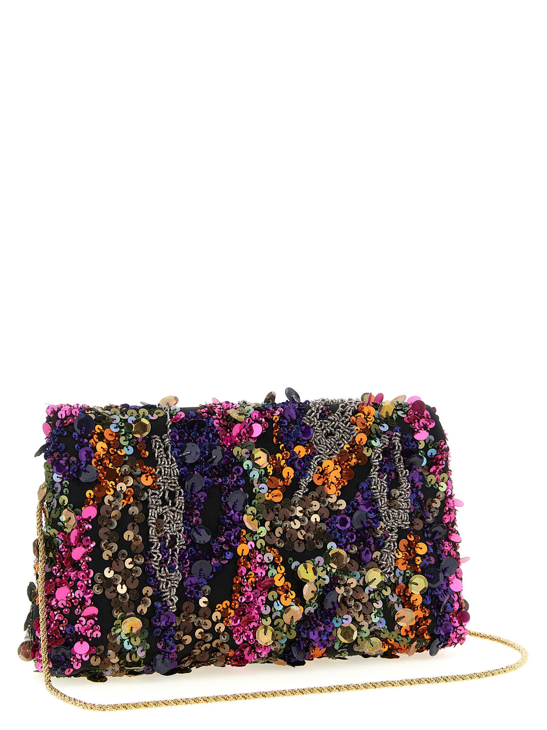Dries Van Noten  Embellished Envelope Clutch - Multicolor | bdfb6f60387def22b6e4264a297247d640446157