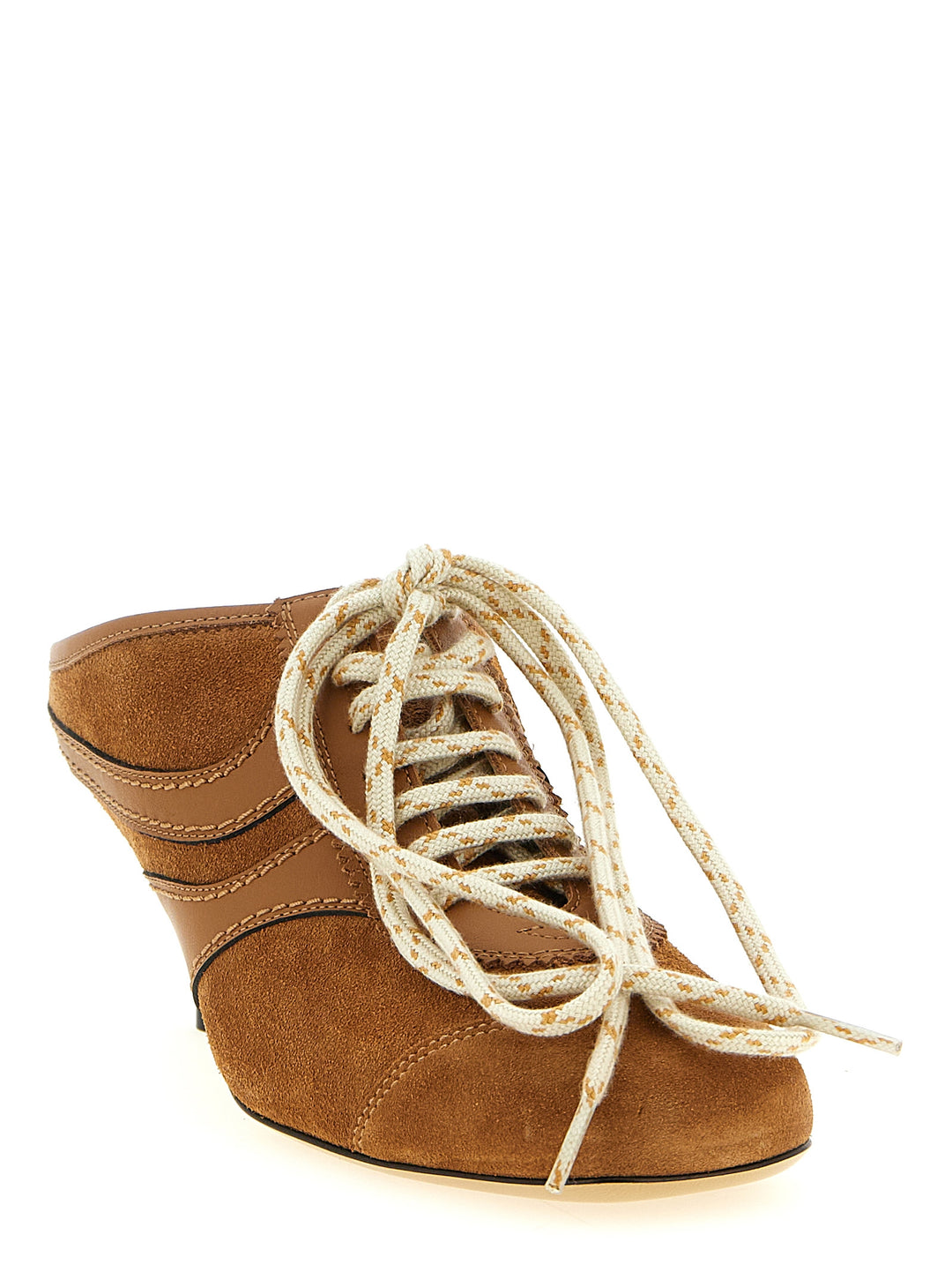 Dries Van Noten  Heeled Suede Sneakers - Brown | a5f9ee35750285ac7b4e7c25d3227fd8979d92e6
