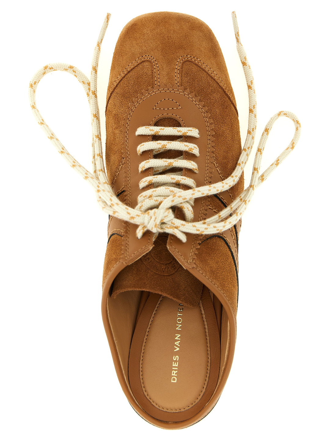 Dries Van Noten  Heeled Suede Sneakers - Brown | c0e797c1987dc0664952974f28ee39ff13ca4b06