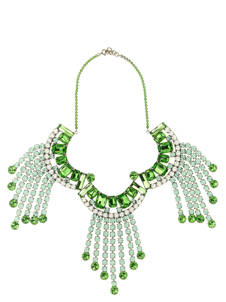 Dries Van Noten  Maxi Necklace With Rhinestones Jewelry - Green | f6db76cf530a268efa4014d2786eb97456cb3465