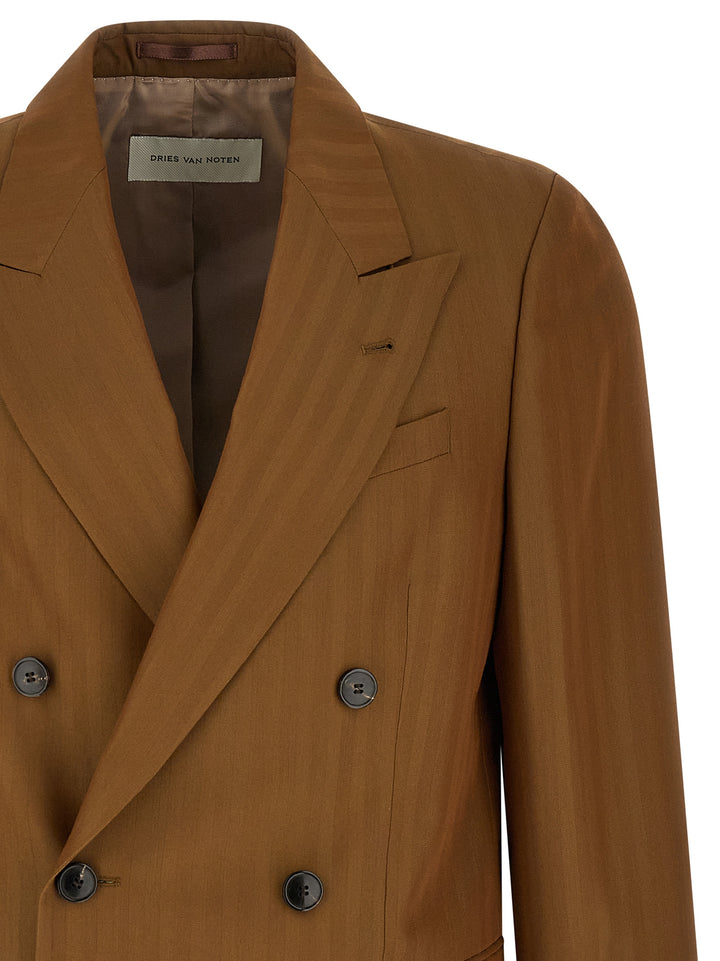 Dries Van Noten  Barry Blazer - Brown | 50f3357c212b3f4f799660482227aca70850d214