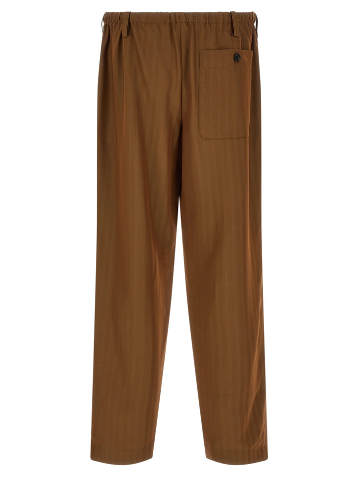 Dries Van Noten  Penny Long Pants - Brown | 0fbf196ba06c08c73f3833c2042f6b2cb5e4ace1