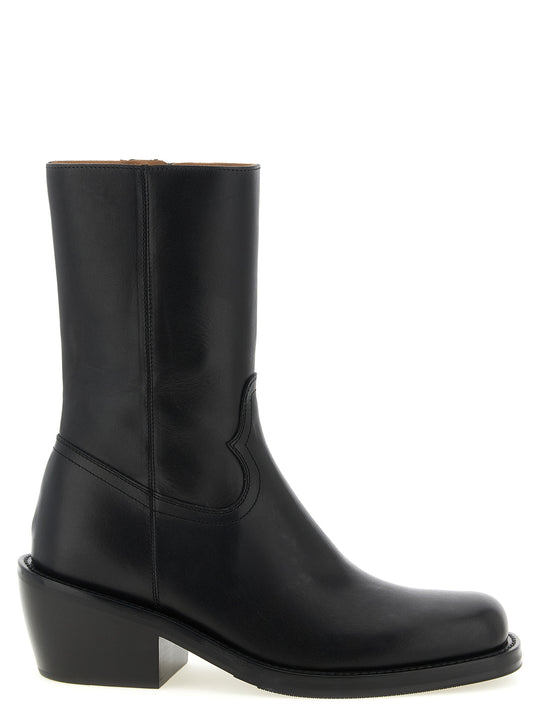 Leather Ankle Boots Boots And Ankle Boots Black