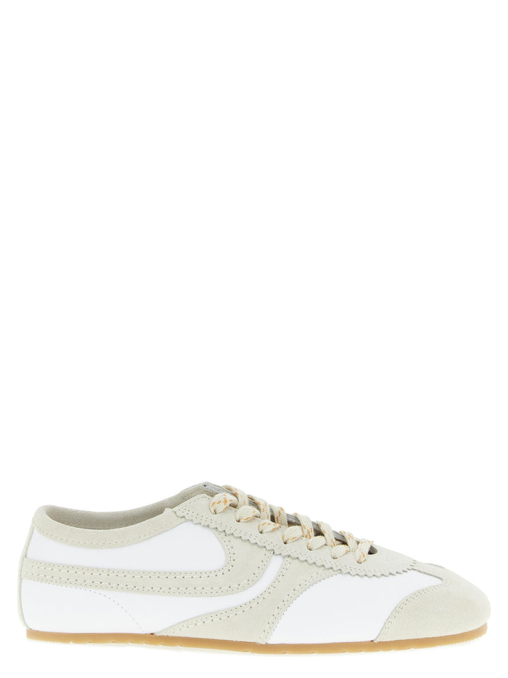 Dries Van Noten  Leather And Suede Sneakers - Beige | dda8aa8785a81849387b110ee7b88f27c6ce084a