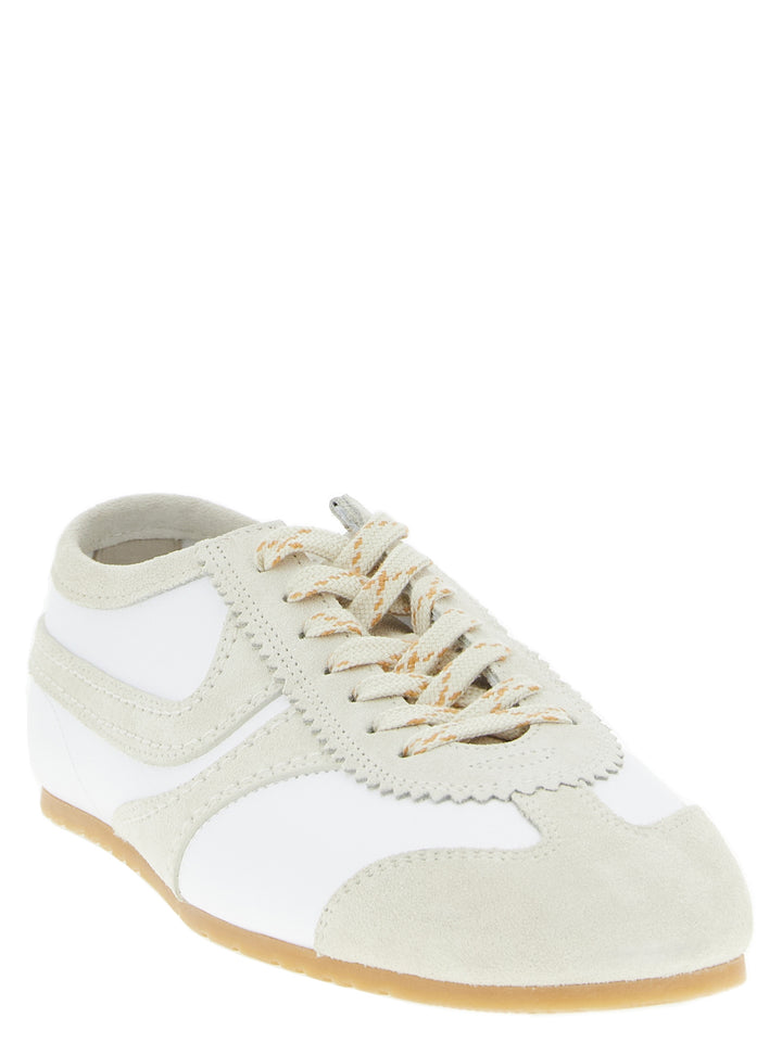 Dries Van Noten  Leather And Suede Sneakers - Beige | 409db2c8843fded8e527fd51eddbc98a87180bcf