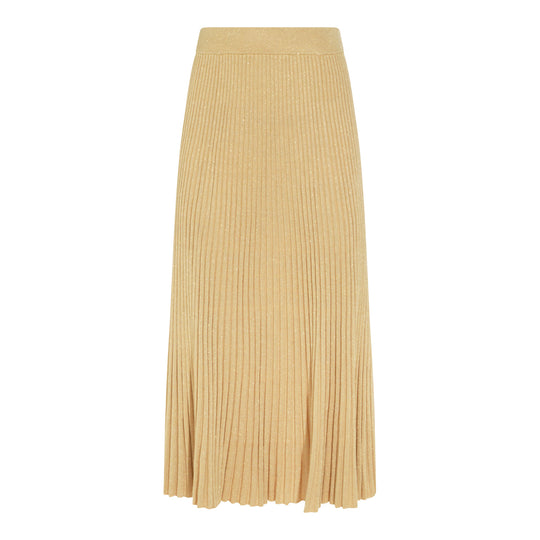 Skirts Metallic Gold