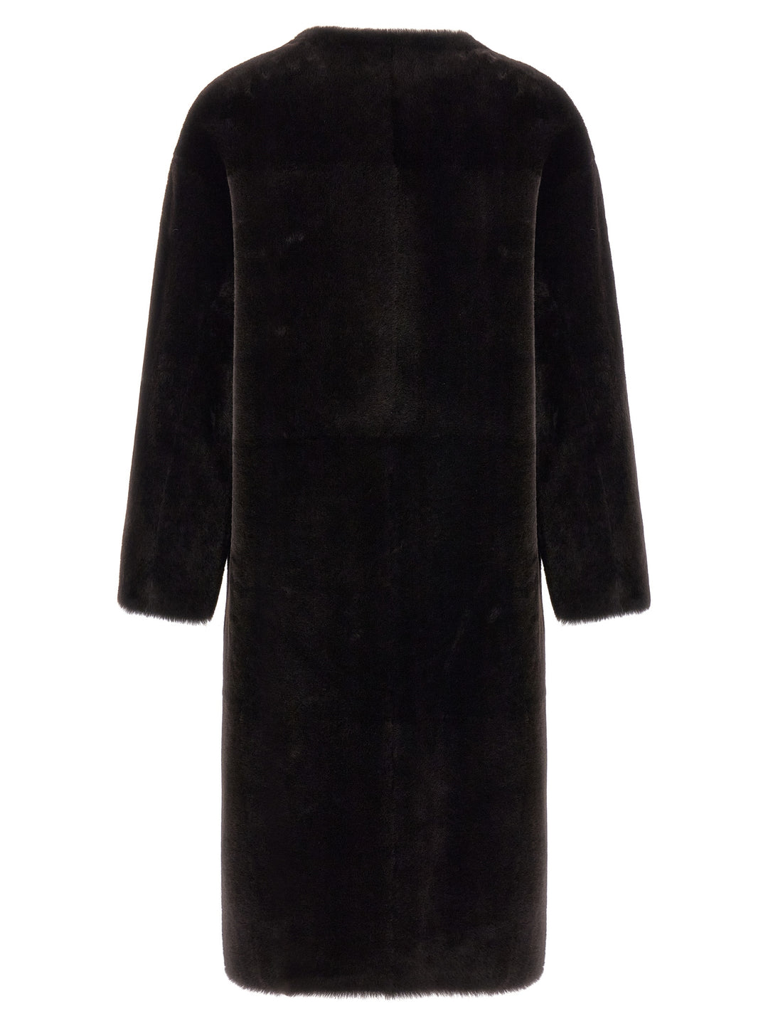 Blancha Long  Coat Fur - Brown | 67f3baa1974d4e84fd87485842f2750b880c0016