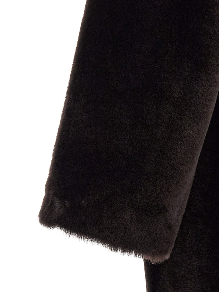 Blancha Long  Coat Fur - Brown | d07e88aaeb91603425bc1a2a00a795dc6b926cf6