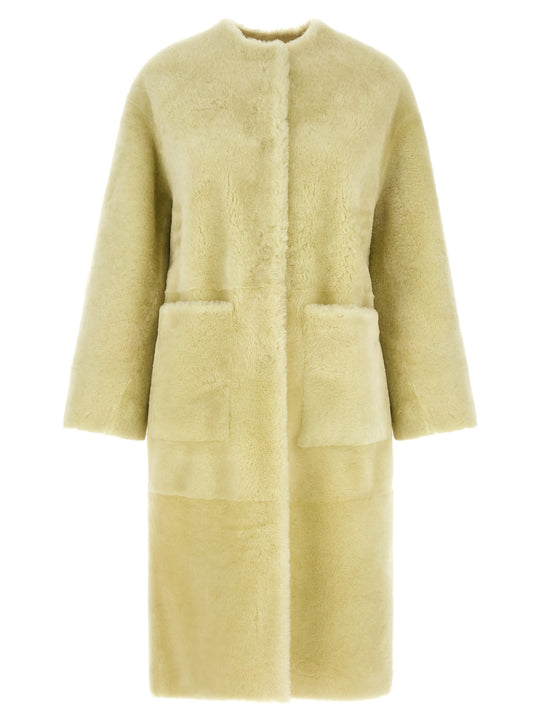 Long Coat Fur Green