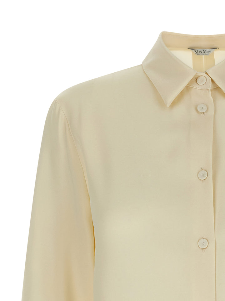 Max Mara Mxpvoliera Shirt and Blouse - White | de8f86edd62407d942ed0a7b62f217307233c023