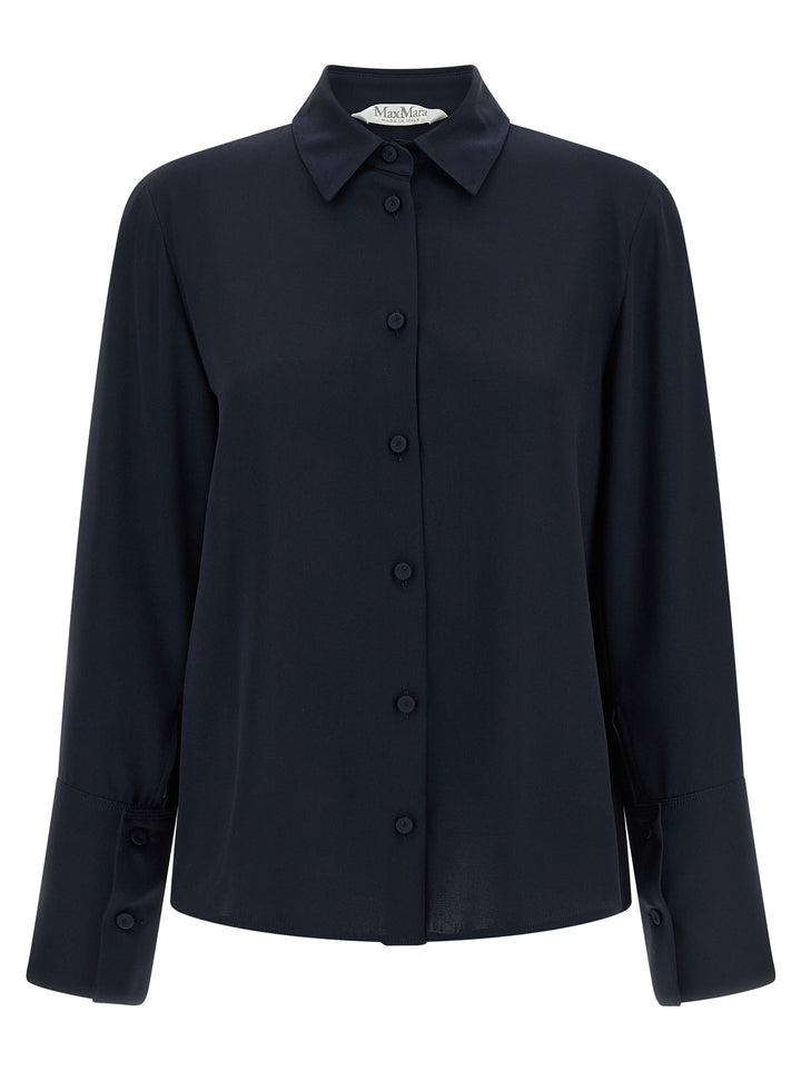 Max Mara Mxpvoliera Shirt and Blouse - Blue | 7d680abe9c2debef1c3cc3bb9c48603c675b5c7d