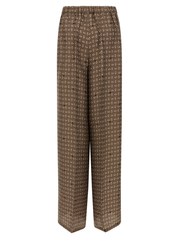 Max Mara Mxmvischio Pants - Brown | 6669dd730ad69c168aa7914ec37bd1f38f8ef46b