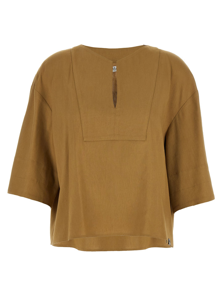 Max Mara Mxpsospiro Shirt and Blouse - Beige | 5ec392cc33f86928e988317f3e4fe4793db5fe64