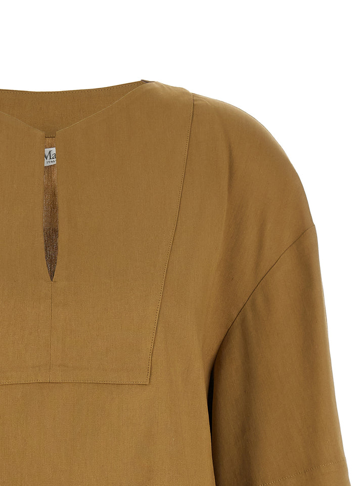 Max Mara Mxpsospiro Shirt and Blouse - Beige | cd9fd9c44d2f69796e80a22e31b203b9b3b97b68