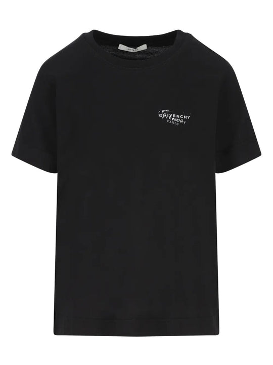 Logo-Print Fitted T-Shirt