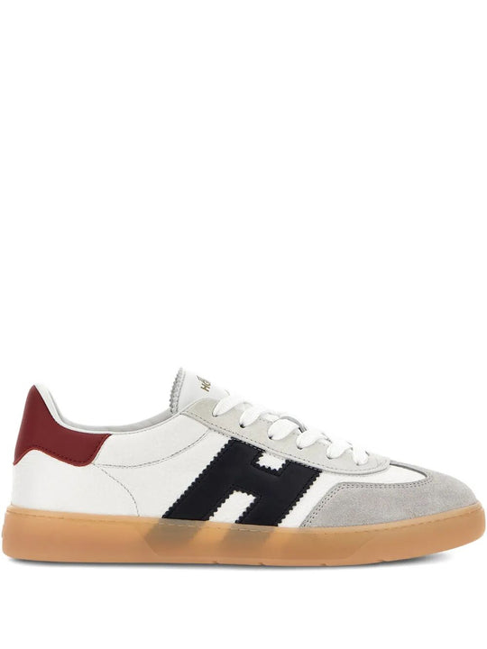 Hogan Cool Leather Sneakers With Nappa And Suede Inserts