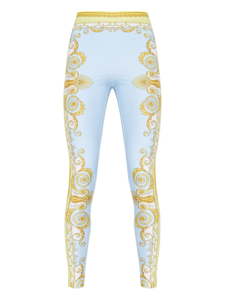 Versace Leggings - Blue | eeed1f652d05cfcea4be7b9cc1d336088a53d288