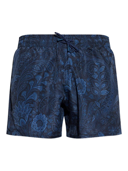 Floral Paisley Swim Shorts