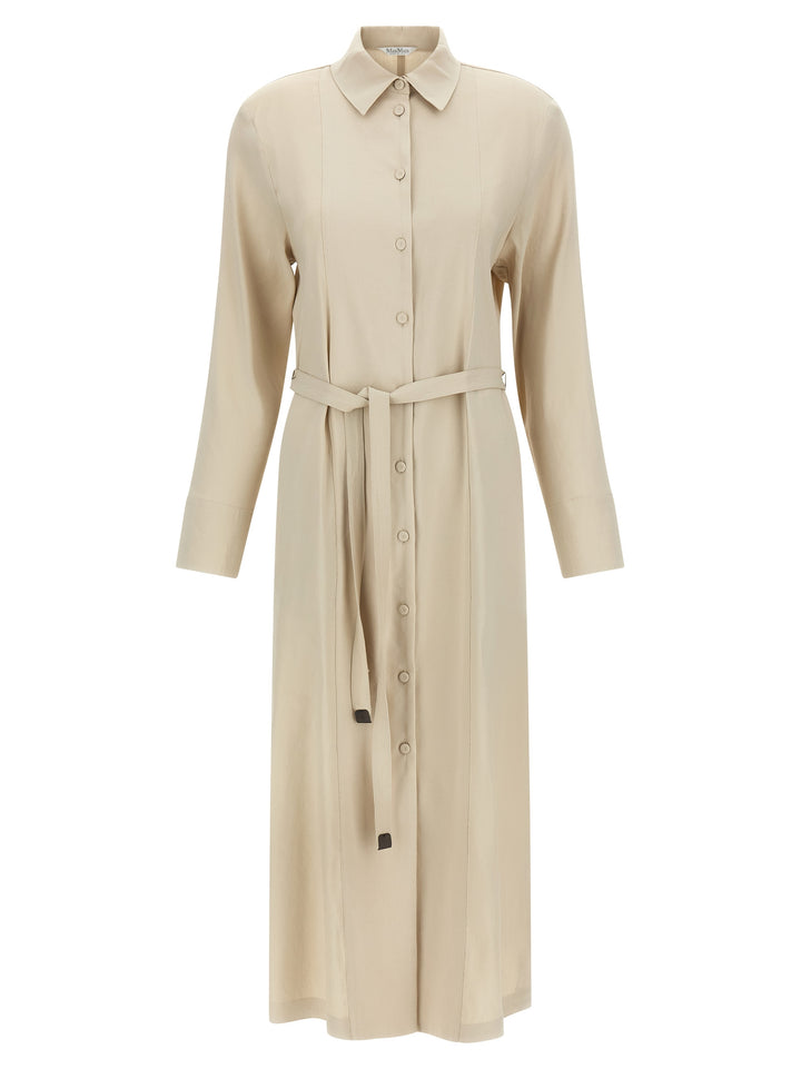 Max Mara Mxpnordica Dresses - Beige | 216aa2f283146423252e6907369294e5bc756c51