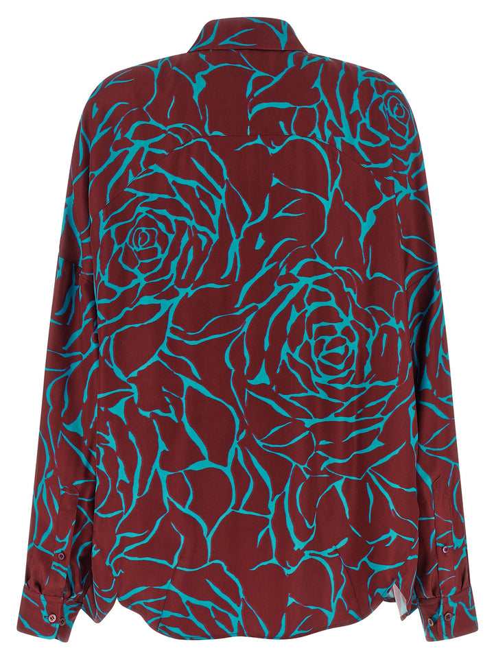 Dries Van Noten  Casia Shirt and Blouse - Bordeaux | fb605be7f40255d90811545e50a0d64eecb8860e