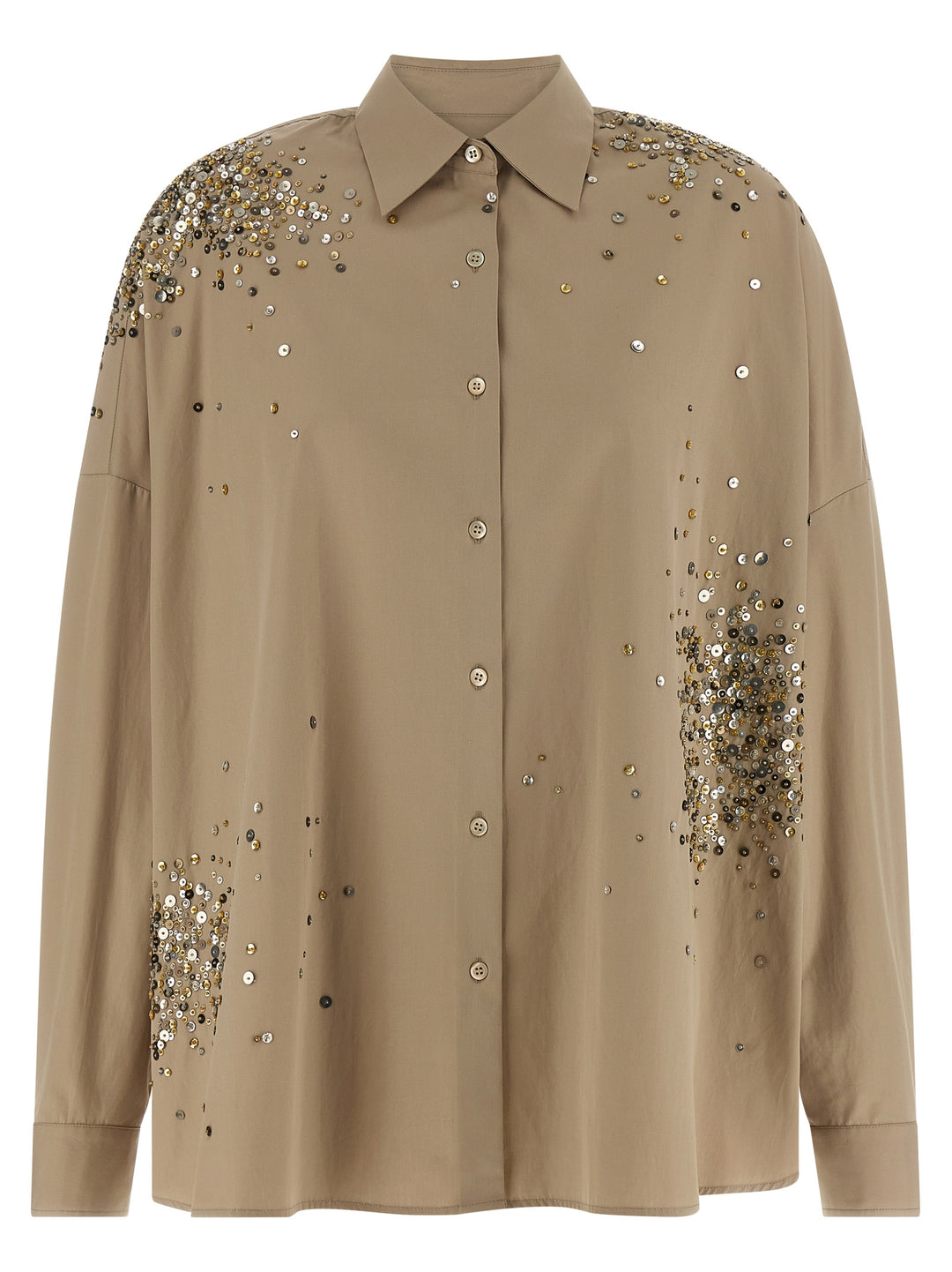 Dries Van Noten  Casia Shirt and Blouse - Beige | 9982c51e909bfa101c2a9919fd2c2b83a8bf773a