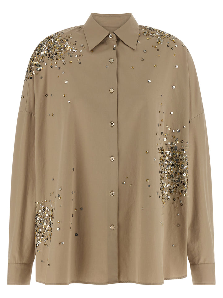 Dries Van Noten  Casia Shirt and Blouse - Beige | 9982c51e909bfa101c2a9919fd2c2b83a8bf773a